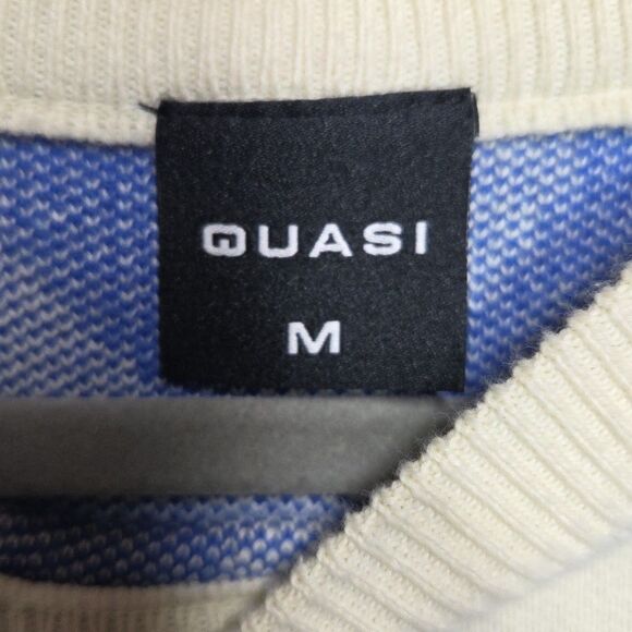 Mens Medium Quasi Skateboard Psychedelic Abstract Coogi Style Knit Rare Sweater - Picture 4 of 5